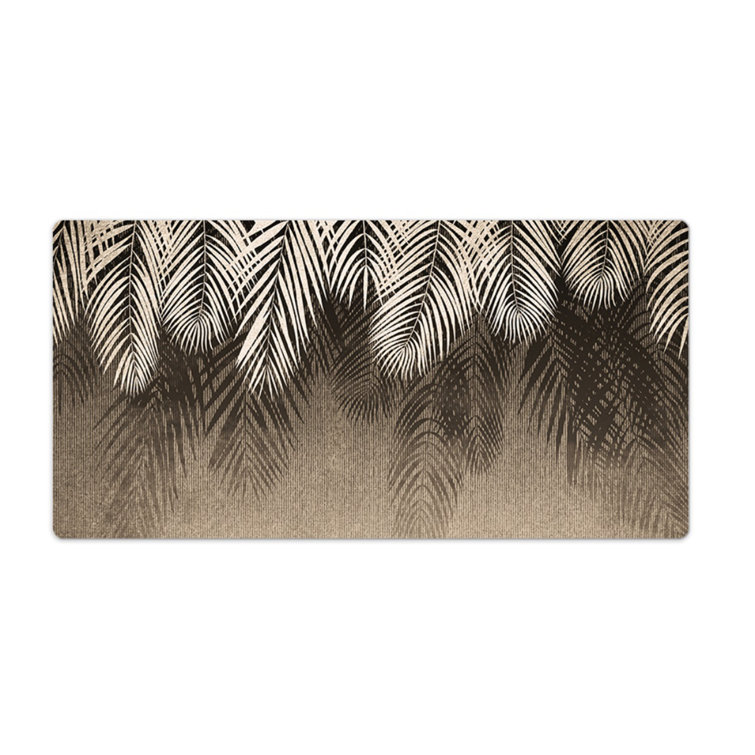 East Urban Home Katianna Leaves and Wood Desk Pad Wayfair.co.uk